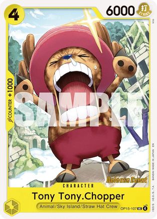 Tony Tony.Chopper (OP15-107) [Adventure on Kami's Island Release Event Cards] Uncommon