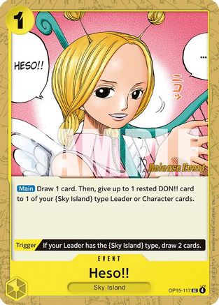 Heso!! [Adventure on Kami's Island Release Event Cards] Uncommon