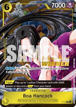 Boa Hancock (OP15 Release Event Winner) [One Piece Promotion Cards] Promo