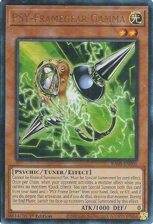 PSY-Framegear Gamma (Prismatic Ultimate Rare) [RA05-EN006] Prismatic Ultimate Rare