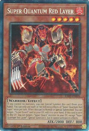 Super Quantum Red Layer (Prismatic Collector's Rare) [RA05-EN008] Prismatic Collector's Rare