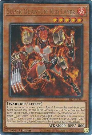 Super Quantum Red Layer (Prismatic Ultimate Rare) [RA05-EN008] Prismatic Ultimate Rare