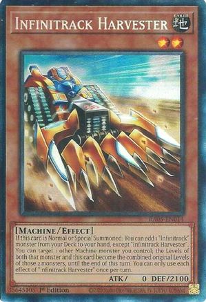 Infinitrack Harvester (Prismatic Collector's Rare) [RA05-EN014] Prismatic Collector's Rare