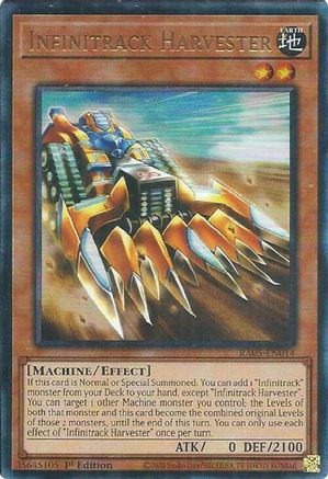 Infinitrack Harvester (Prismatic Ultimate Rare) [RA05-EN014] Prismatic Ultimate Rare