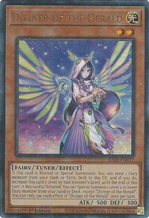 Diviner of the Herald (Prismatic Ultimate Rare) [RA05-EN017] Prismatic Ultimate Rare