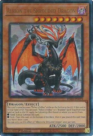 Albion the Shrouded Dragon (Prismatic Ultimate Rare) [RA05-EN019] Prismatic Ultimate Rare