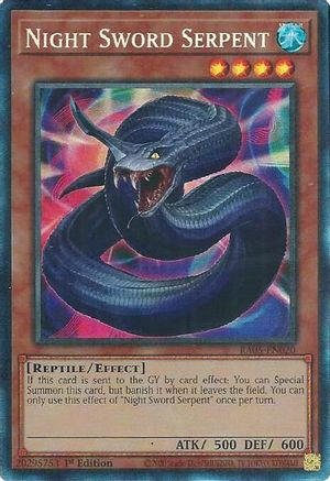 Night Sword Serpent (Prismatic Collector's Rare) [RA05-EN020] Prismatic Collector's Rare