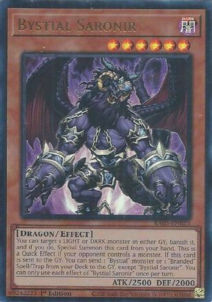 Bystial Saronir (Ultra Rare) [RA05-EN023] Ultra Rare