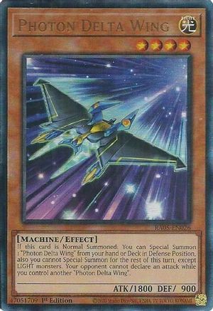 Photon Delta Wing (Prismatic Ultimate Rare) [RA05-EN026] Prismatic Ultimate Rare