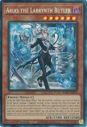 Arias the Labrynth Butler (Prismatic Collector's Rare) [RA05-EN028] Prismatic Collector's Rare