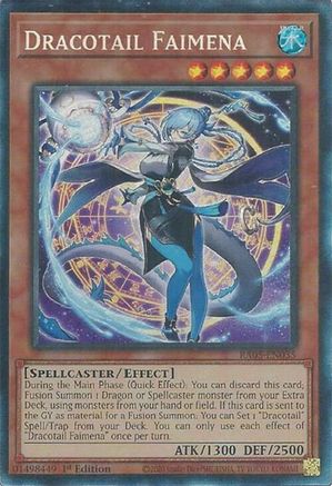 Dracotail Faimena (Prismatic Collector's Rare) [RA05-EN035] Prismatic Collector's Rare