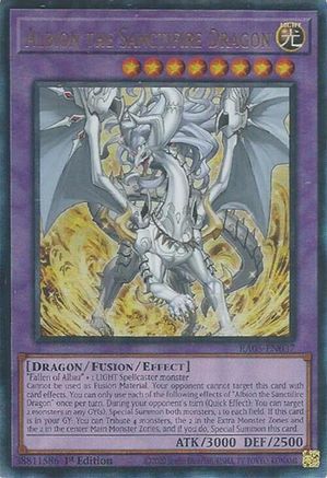 Albion the Sanctifire Dragon (Prismatic Ultimate Rare) [RA05-EN037] Prismatic Ultimate Rare