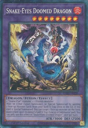 Snake-Eyes Doomed Dragon (Prismatic Collector's Rare) [RA05-EN039] Prismatic Collector's Rare