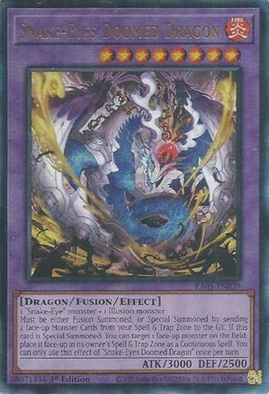 Snake-Eyes Doomed Dragon (Prismatic Ultimate Rare) [RA05-EN039] Prismatic Ultimate Rare