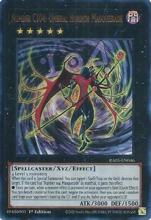 Number C104: Umbral Horror Masquerade (Ultra Rare) [RA05-EN046] Ultra Rare