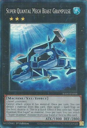 Super Quantal Mech Beast Grampulse (Prismatic Collector's Rare) [RA05-EN048] Prismatic Collector's Rare