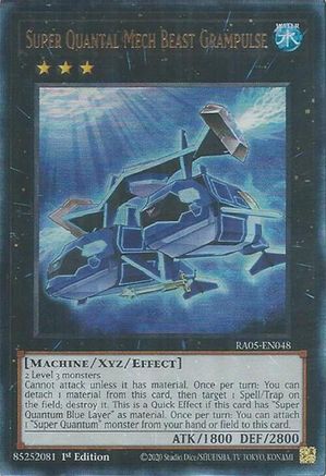 Super Quantal Mech Beast Grampulse (Prismatic Ultimate Rare) [RA05-EN048] Prismatic Ultimate Rare