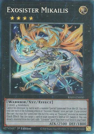 Exosister Mikailis (Prismatic Collector's Rare) [RA05-EN050] Prismatic Collector's Rare