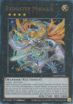 Exosister Mikailis (Prismatic Ultimate Rare) [RA05-EN050] Prismatic Ultimate Rare