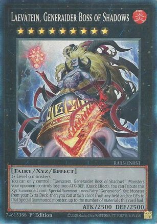 Laevatein, Generaider Boss of Shadows (Prismatic Collector's Rare) [RA05-EN051] Prismatic Collector's Rare