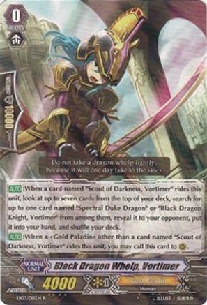 Black Dragon Whelp, Vortimer (EB03/015EN) [Cavalry of Black Steel]