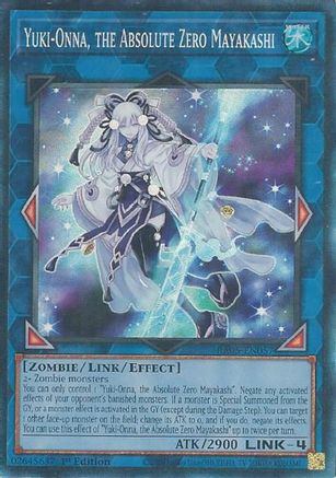 Yuki-Onna, the Absolute Zero Mayakashi (Prismatic Collector's Rare) [RA05-EN057] Prismatic Collector's Rare
