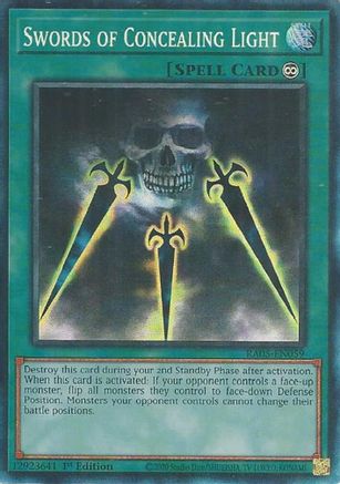 Swords of Concealing Light (Prismatic Collector's Rare) [RA05-EN059] Prismatic Collector's Rare