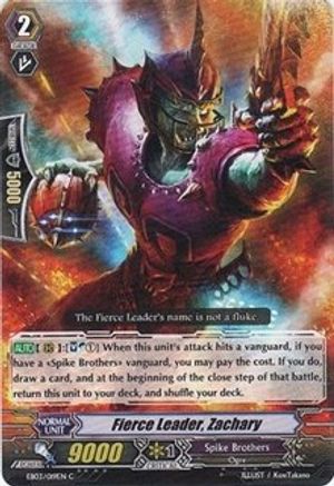 Fierce Leader, Zachary (EB03/019EN) [Cavalry of Black Steel]