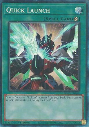 Quick Launch (Prismatic Collector's Rare) [RA05-EN062] Prismatic Collector's Rare