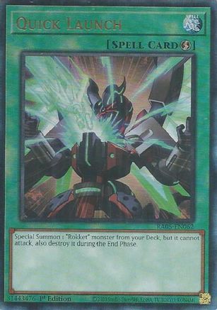 Quick Launch (Prismatic Ultimate Rare) [RA05-EN062] Prismatic Ultimate Rare