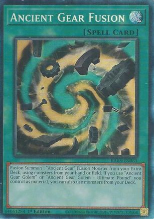 Ancient Gear Fusion (Prismatic Collector's Rare) [RA05-EN063] Prismatic Collector's Rare