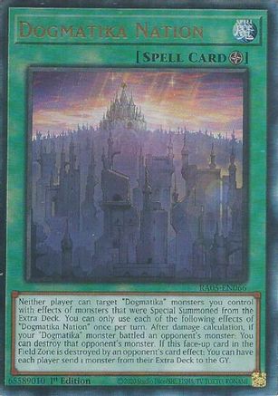 Dogmatika Nation (Prismatic Ultimate Rare) [RA05-EN066] Prismatic Ultimate Rare