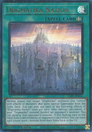 Dogmatika Nation (Ultra Rare) [RA05-EN066] Ultra Rare