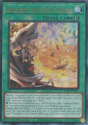 Branded in High Spirits (Prismatic Ultimate Rare) [RA05-EN067] Prismatic Ultimate Rare