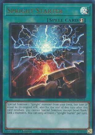 Spright Starter (Ultra Rare) [RA05-EN068] Ultra Rare