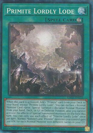 Primite Lordly Lode (Prismatic Collector's Rare) [RA05-EN072] Prismatic Collector's Rare