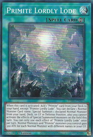 Primite Lordly Lode [RA05-EN072] Super Rare