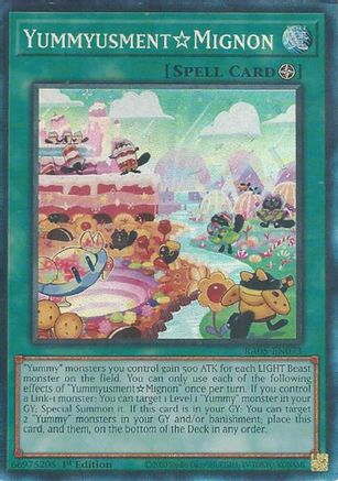 Yummyusment☆Mignon (Prismatic Collector's Rare) [RA05-EN073] Prismatic Collector's Rare