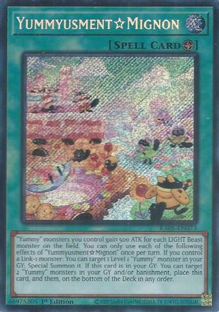 Yummyusment☆Mignon (Secret Rare) [RA05-EN073] Secret Rare