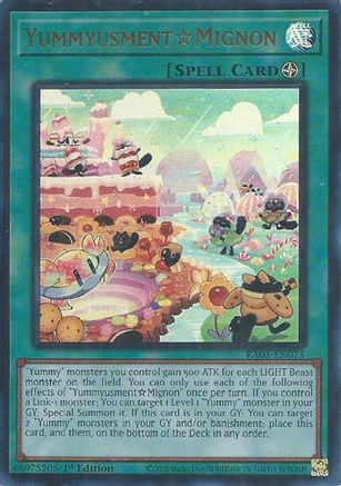 Yummyusment☆Mignon (Ultra Rare) [RA05-EN073] Ultra Rare