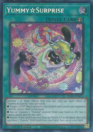 Yummy☆Surprise (Secret Rare) [RA05-EN074] Secret Rare