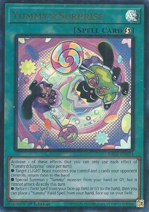 Yummy☆Surprise (Ultra Rare) [RA05-EN074] Ultra Rare