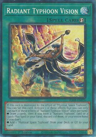 Radiant Typhoon Vision (Prismatic Collector's Rare) [RA05-EN075] Prismatic Collector's Rare