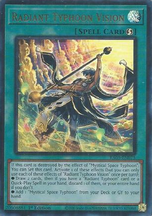 Radiant Typhoon Vision (Ultra Rare) [RA05-EN075] Ultra Rare