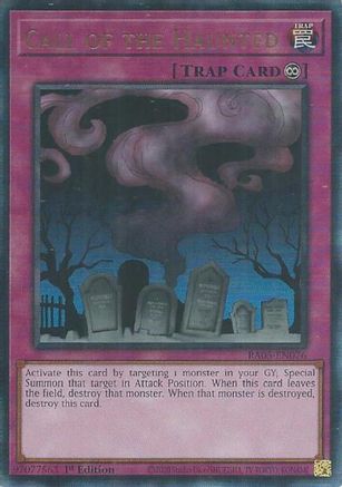 Call of the Haunted (Prismatic Ultimate Rare) [RA05-EN076] Prismatic Ultimate Rare