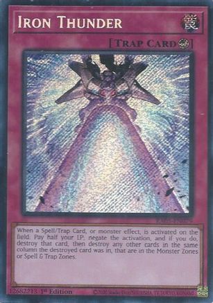 Iron Thunder (Secret Rare) [RA05-EN079] Secret Rare