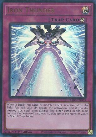 Iron Thunder (Ultra Rare) [RA05-EN079] Ultra Rare