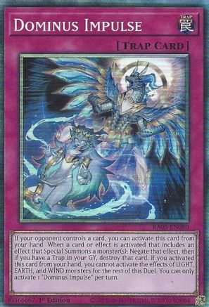 Dominus Impulse (Prismatic Collector's Rare) [RA05-EN080] Prismatic Collector's Rare
