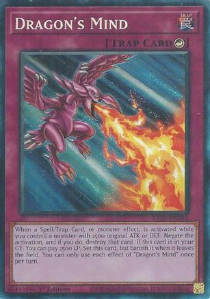 Dragon's Mind (Prismatic Collector's Rare) [RA05-EN082] Prismatic Collector's Rare