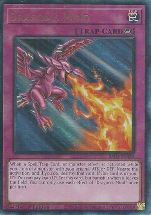Dragon's Mind (Prismatic Ultimate Rare) [RA05-EN082] Prismatic Ultimate Rare